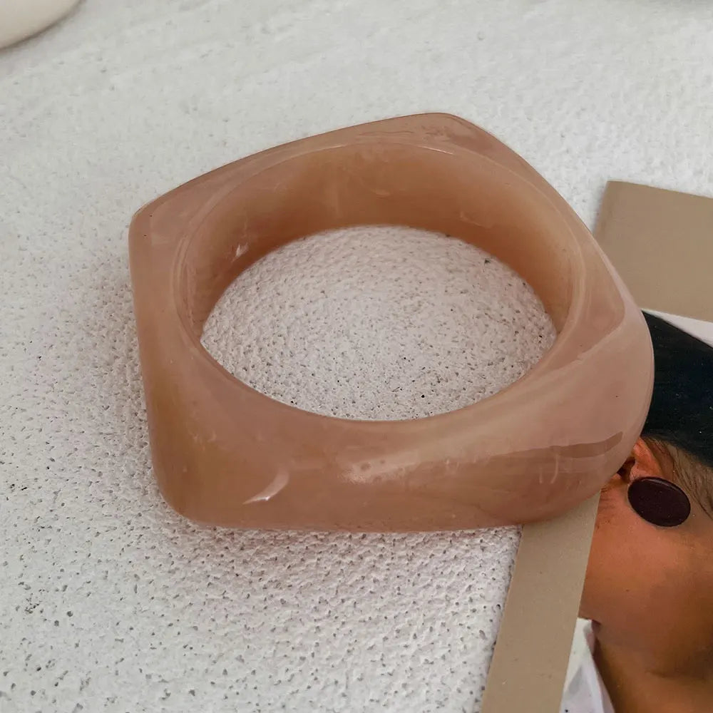 011 - Milk & Tea Fashion Bangle Bracelet