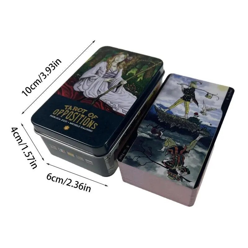 005 - Tarot Of Oppositions for Mirrored Divination w/ Tin