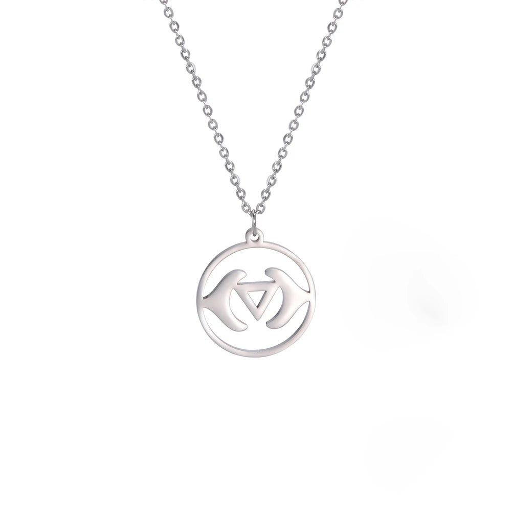 011 - Seven Chakras Symbol Pendant Necklace