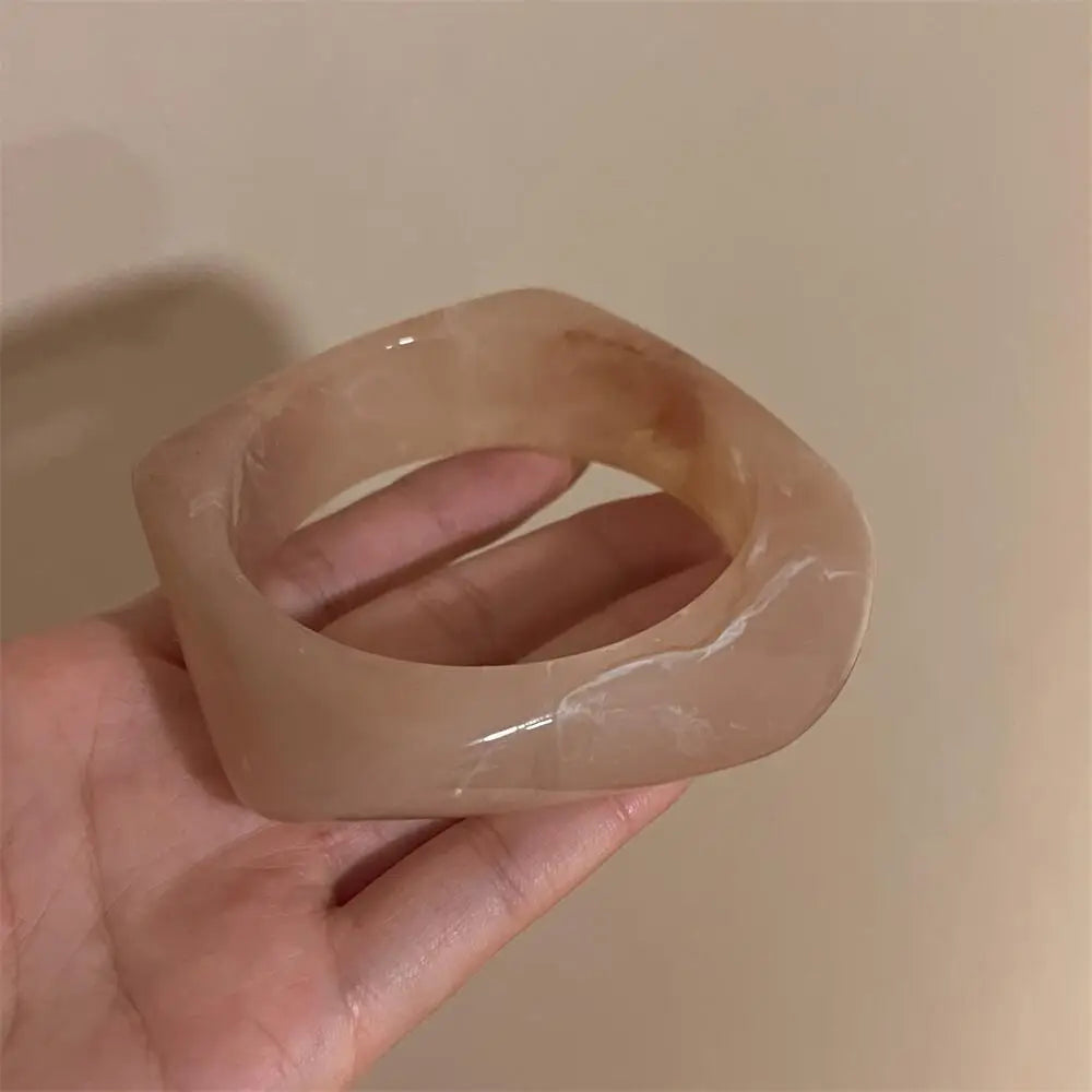 011 - Coffee & Cream Stackable Bangle Bracelet