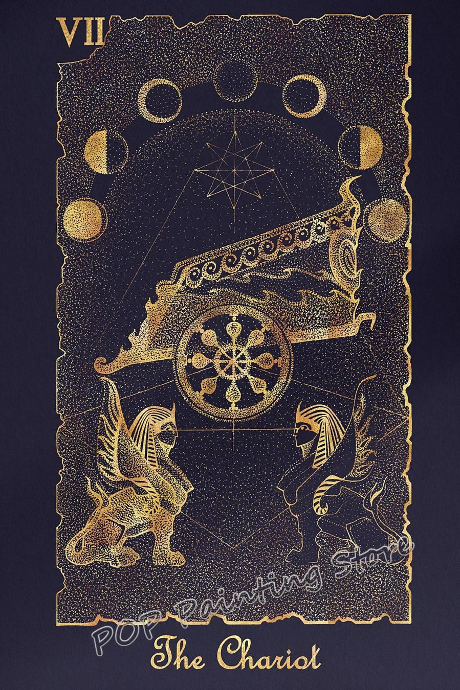009 - Major Arcana Tarot Card Canvas Wall Art