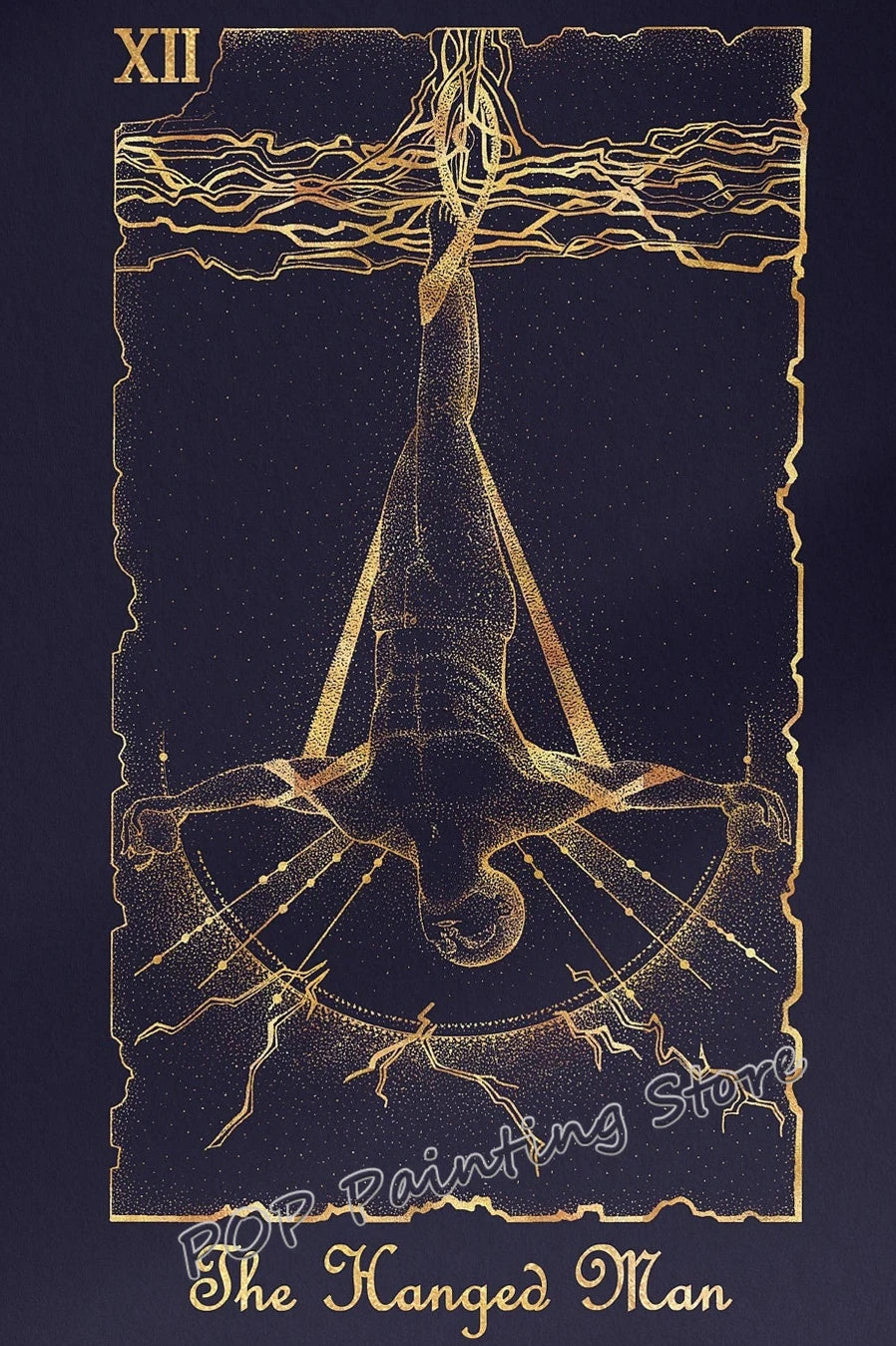 009 - Major Arcana Tarot Card Canvas Wall Art