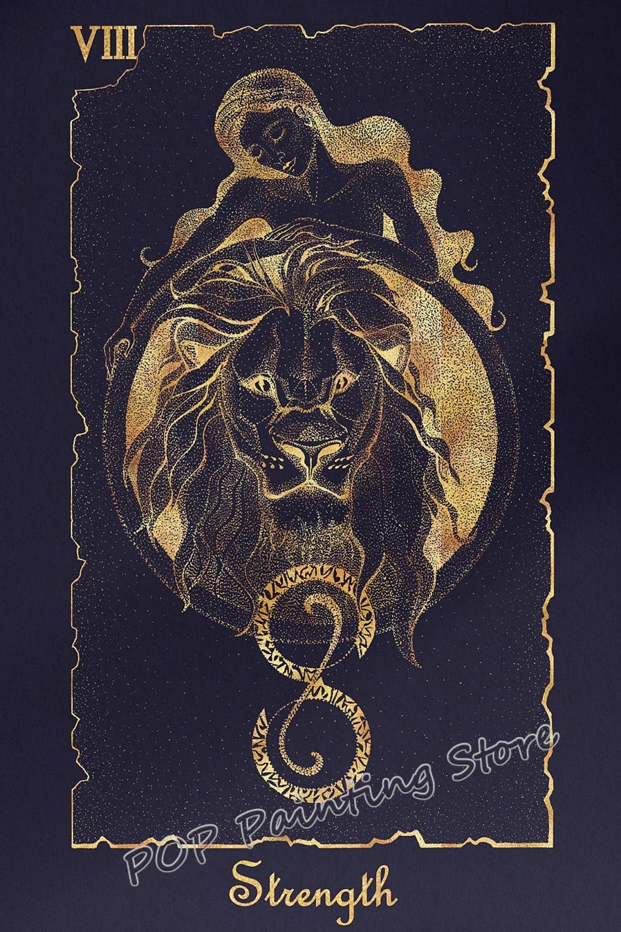 009 - Major Arcana Tarot Card Canvas Wall Art