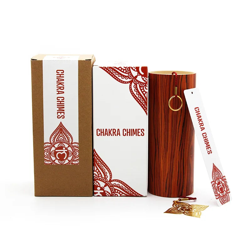 012 - 7 Chakras Bamboo Wind Chimes for Attracting Positive Energy
