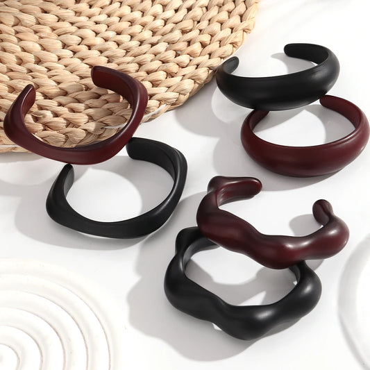 011 - Sculptural Wrap Cuff Bangle Bracelet