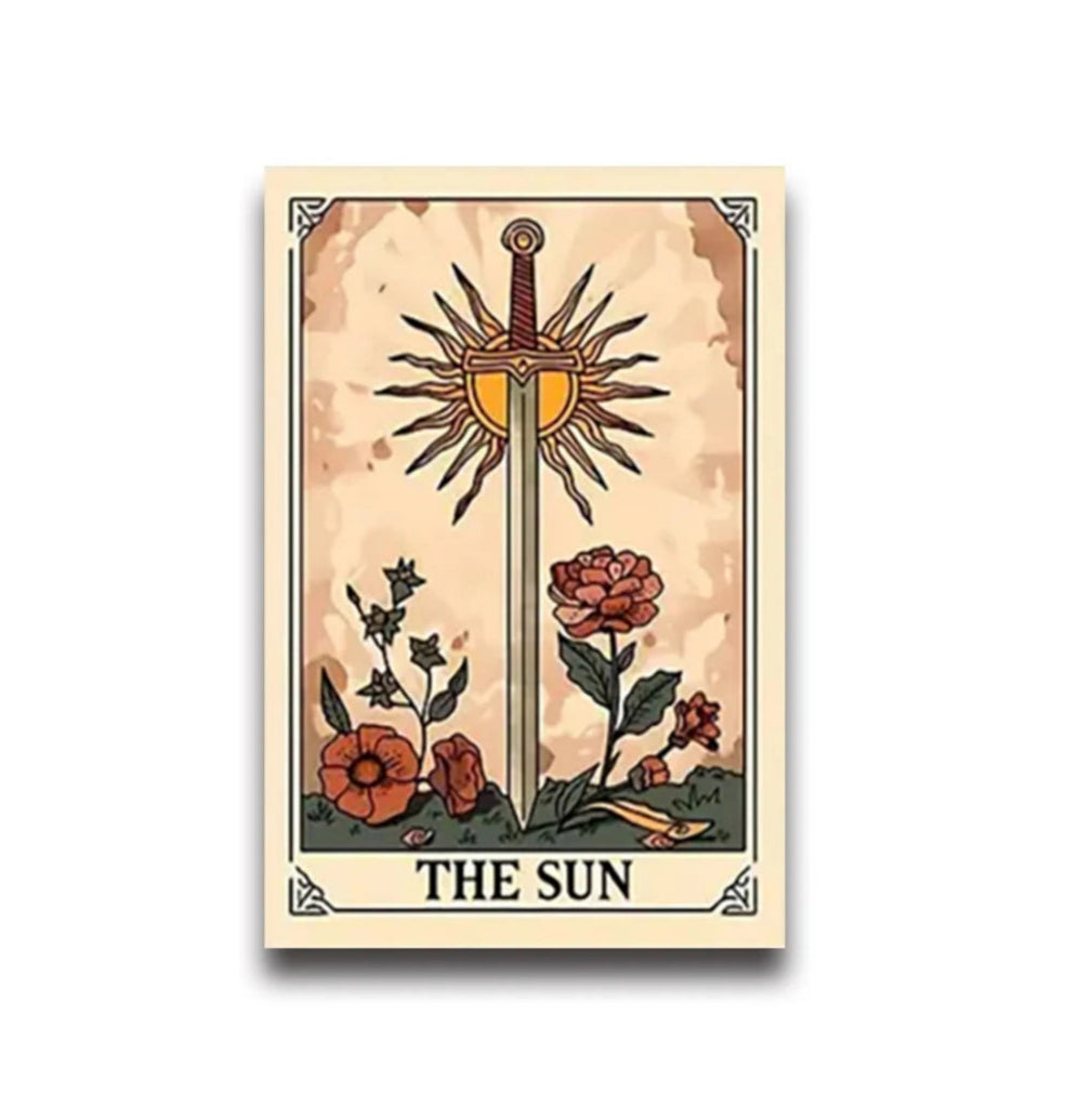 009 - Sun Moon Star Bohemia Canvas Wall Art