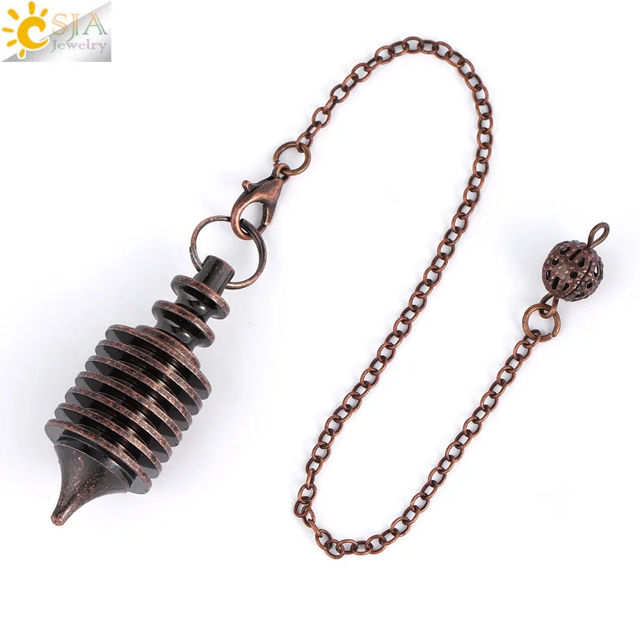 002 - Metal Esoteric Pendulum for Dowsing Divination