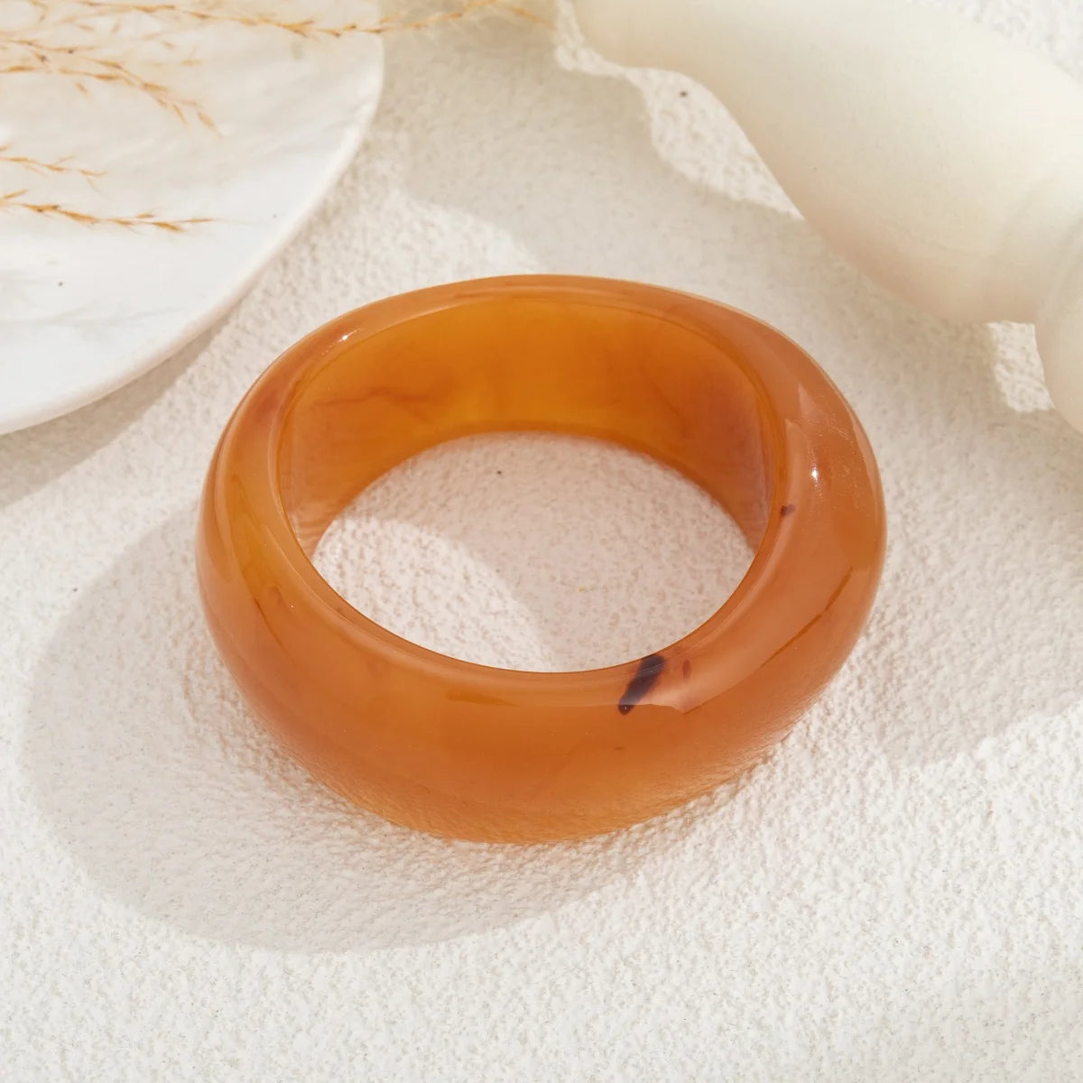 011 - Coffee Retro Bangle Bracelet