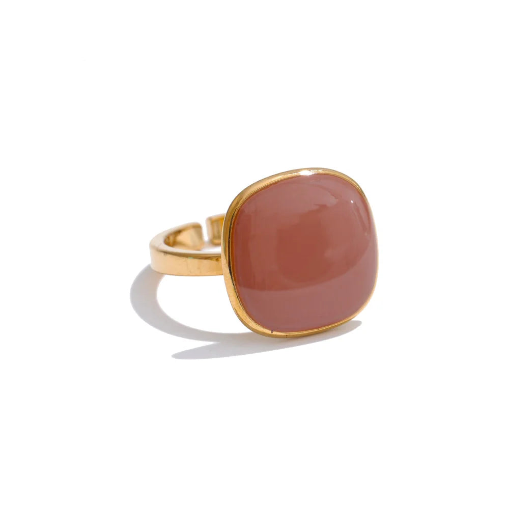 011 - Candy Coated 18k Gold-Plated Ring