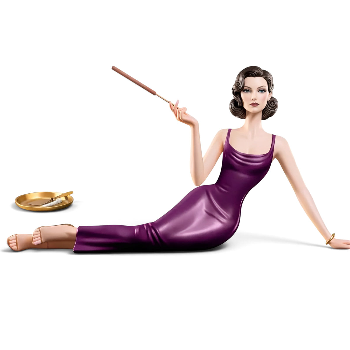 004 - Elegant Lady Incense Holder Decor