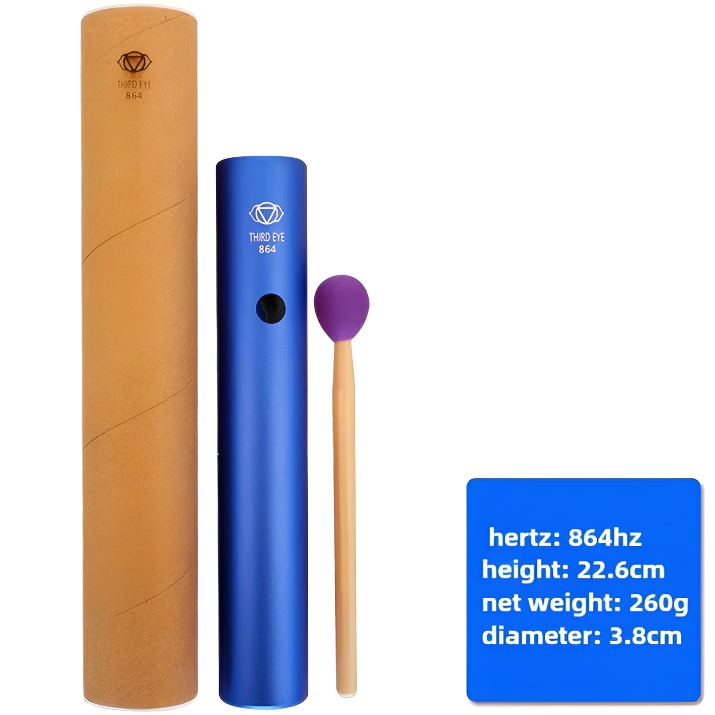 012 - 7 Chakras Wah-Wah Musical Percussion Tubes for Sound Healing