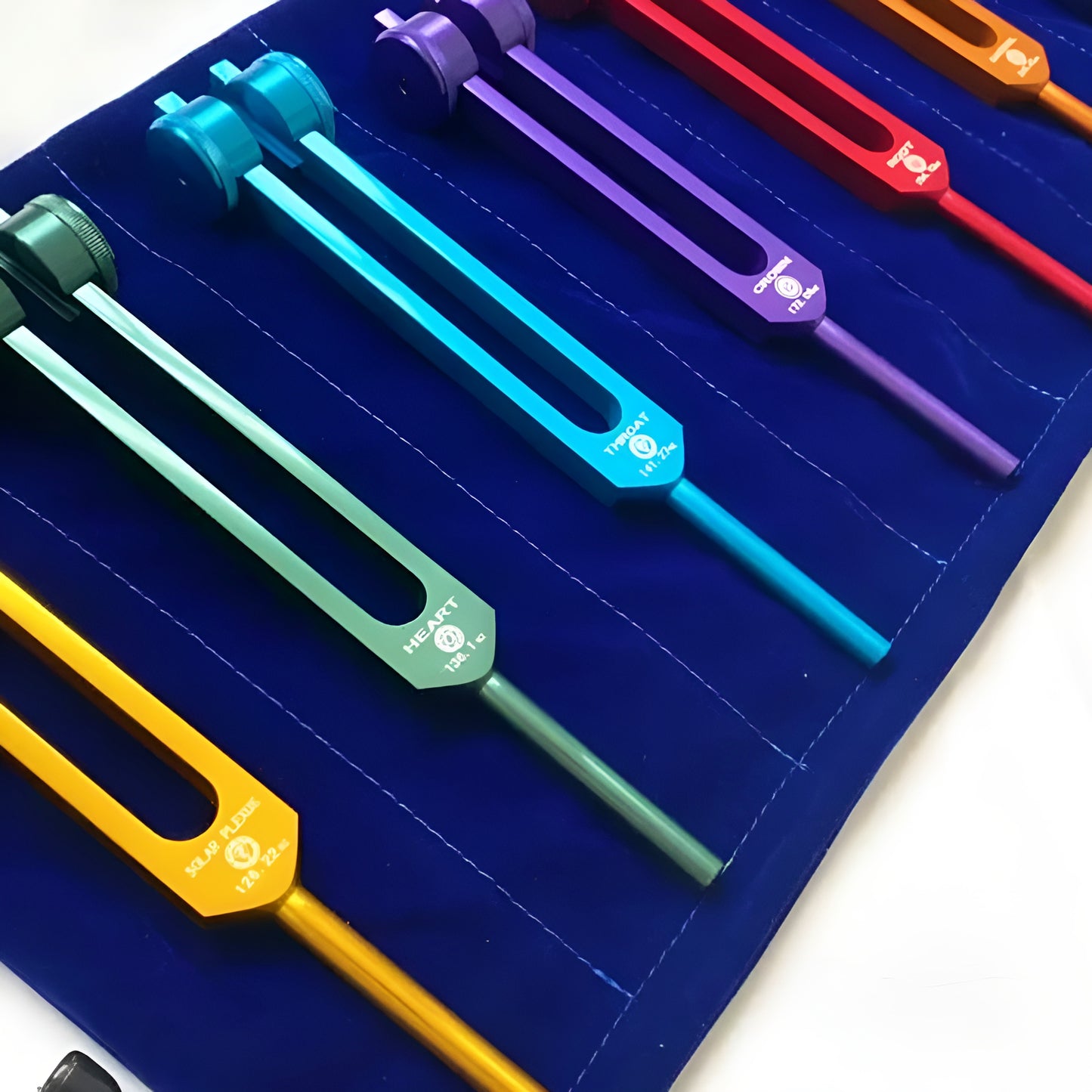 012 - 7 Chakras Tuning Fork Set for Sound Healing