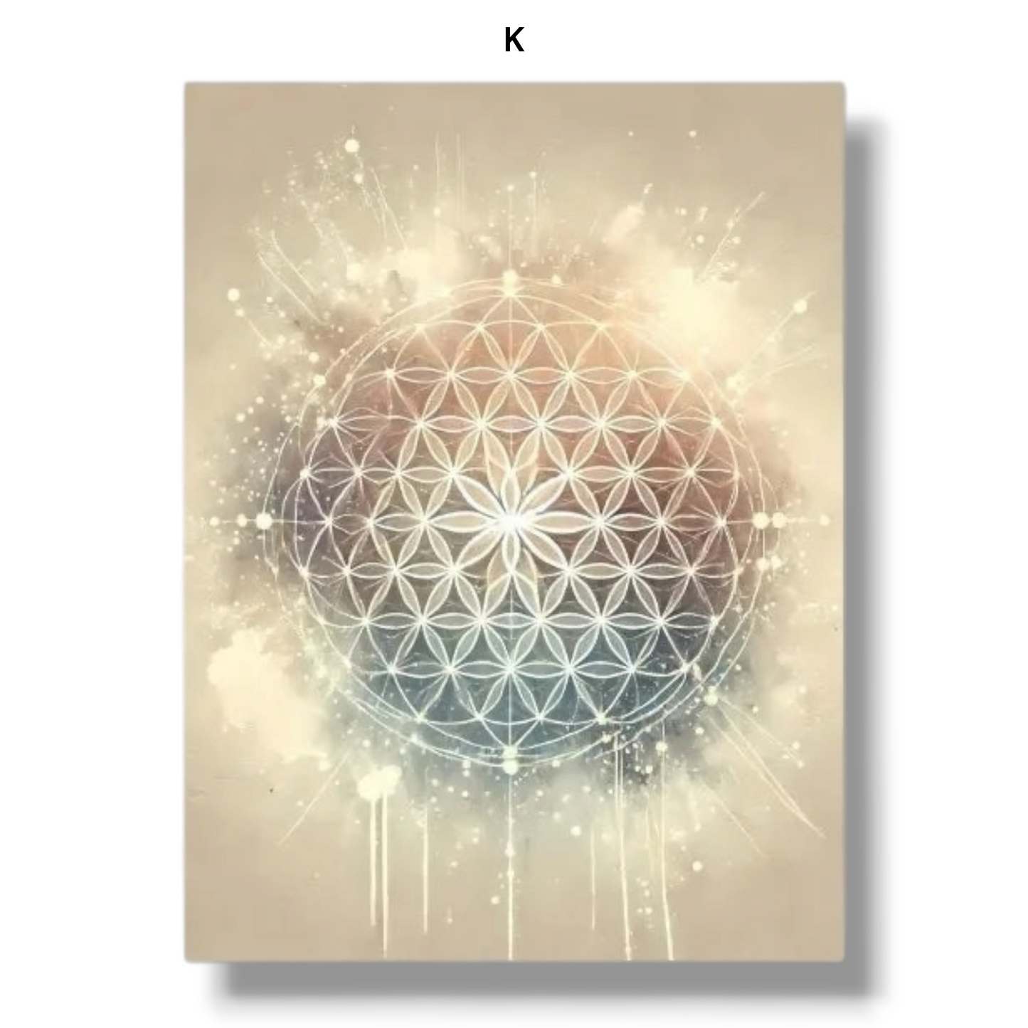 009 - Boho Sacred Geometry Canvas Print Wall Art