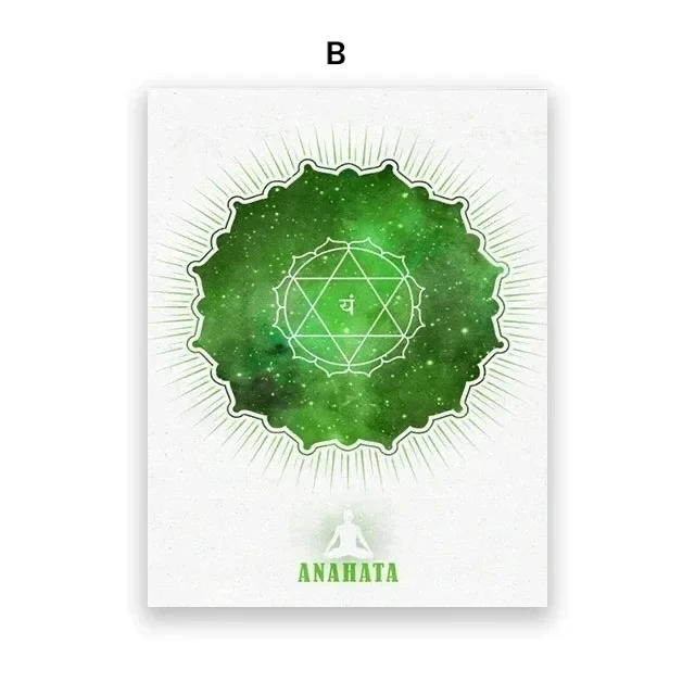 009 - Crown Chakra & Reiki Canvas Print Wall Art