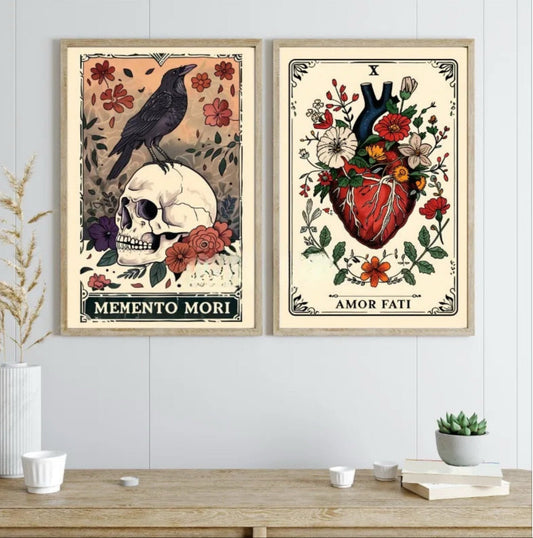 009 - Bohemian Tarot Canvas Wall Art