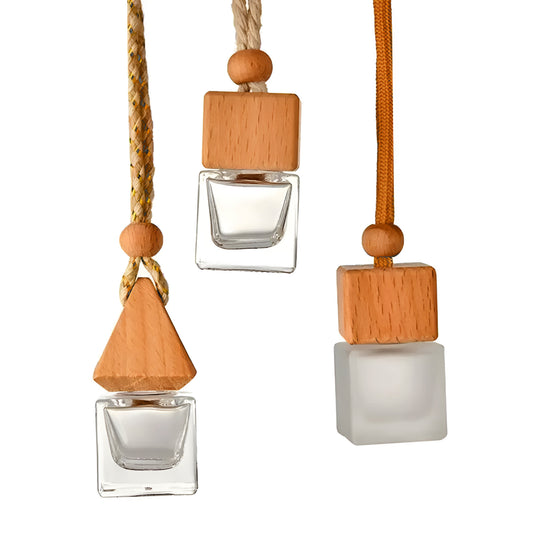 004 - Glass Car Essential Oil Diffuser Refillable Bottle