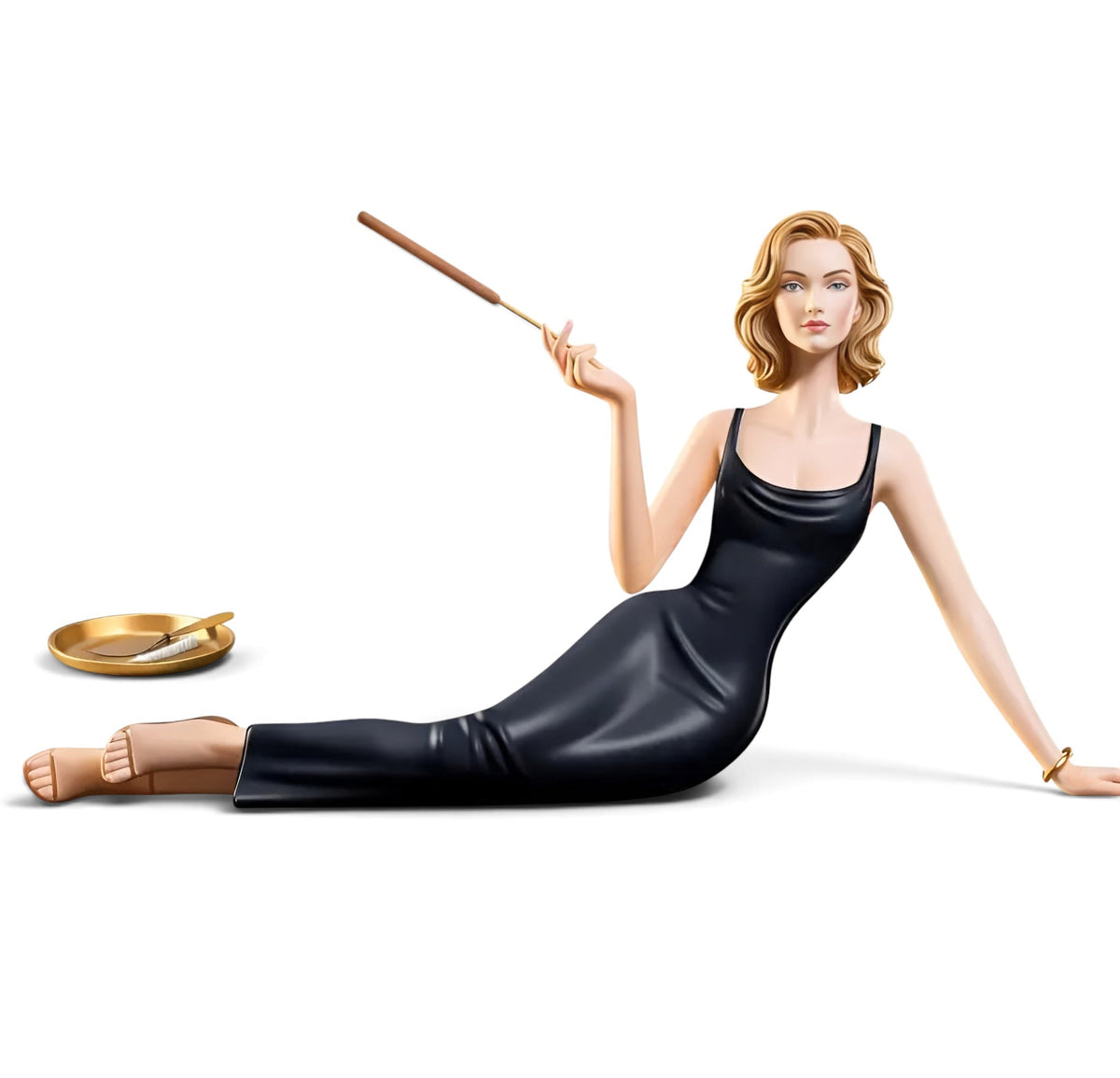 004 - Elegant Lady Incense Holder Decor
