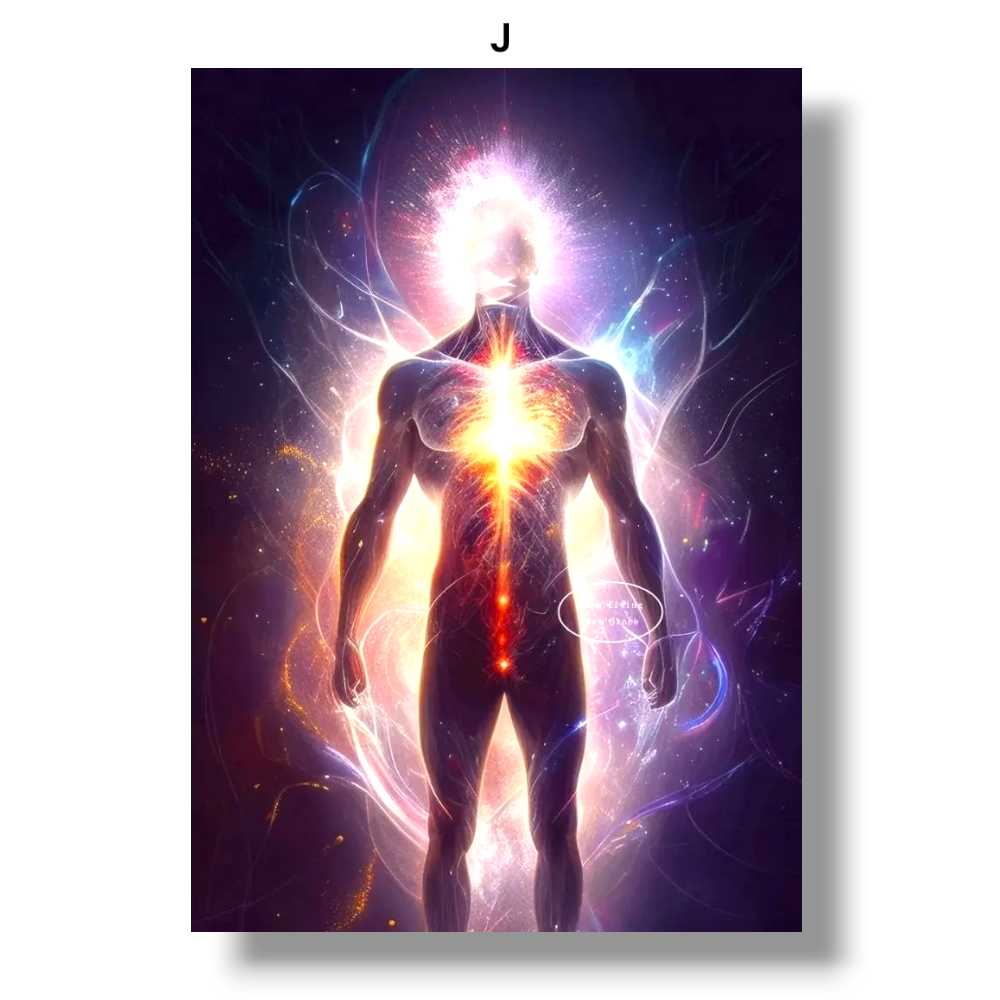 009 - Reiki Principles & Symbols Yoga Canvas Print Wall Art