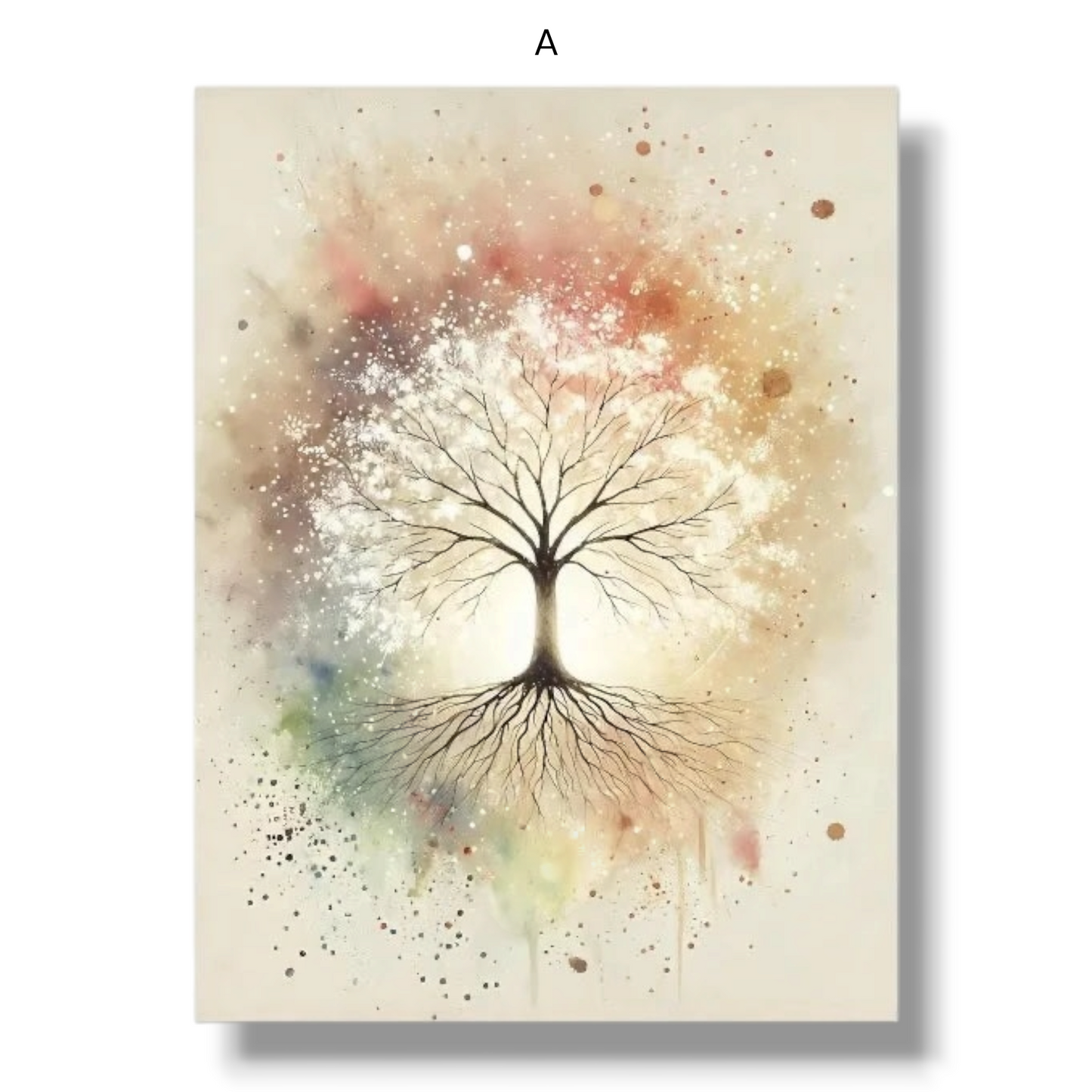 009 - Boho Sacred Geometry Canvas Print Wall Art