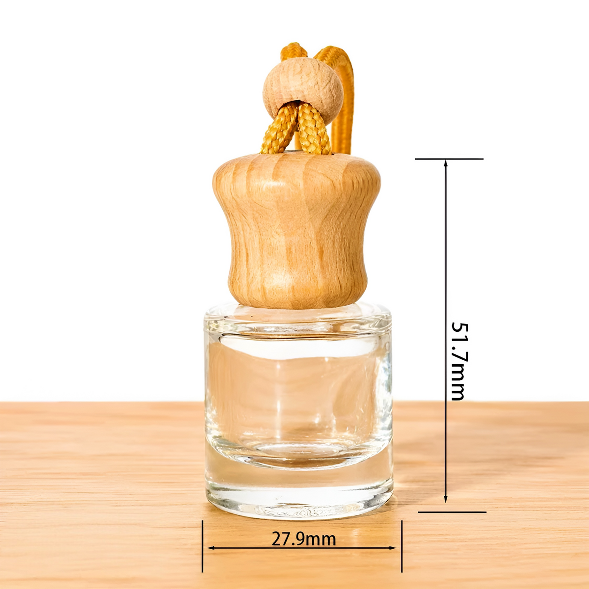 004 - Glass Car Essential Oil Diffuser Refillable Bottle