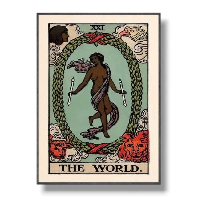 009 - Classic Tarot Canvas Print Wall Art