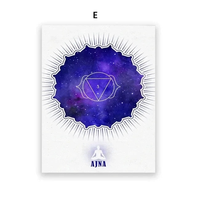 009 - Crown Chakra & Reiki Canvas Print Wall Art