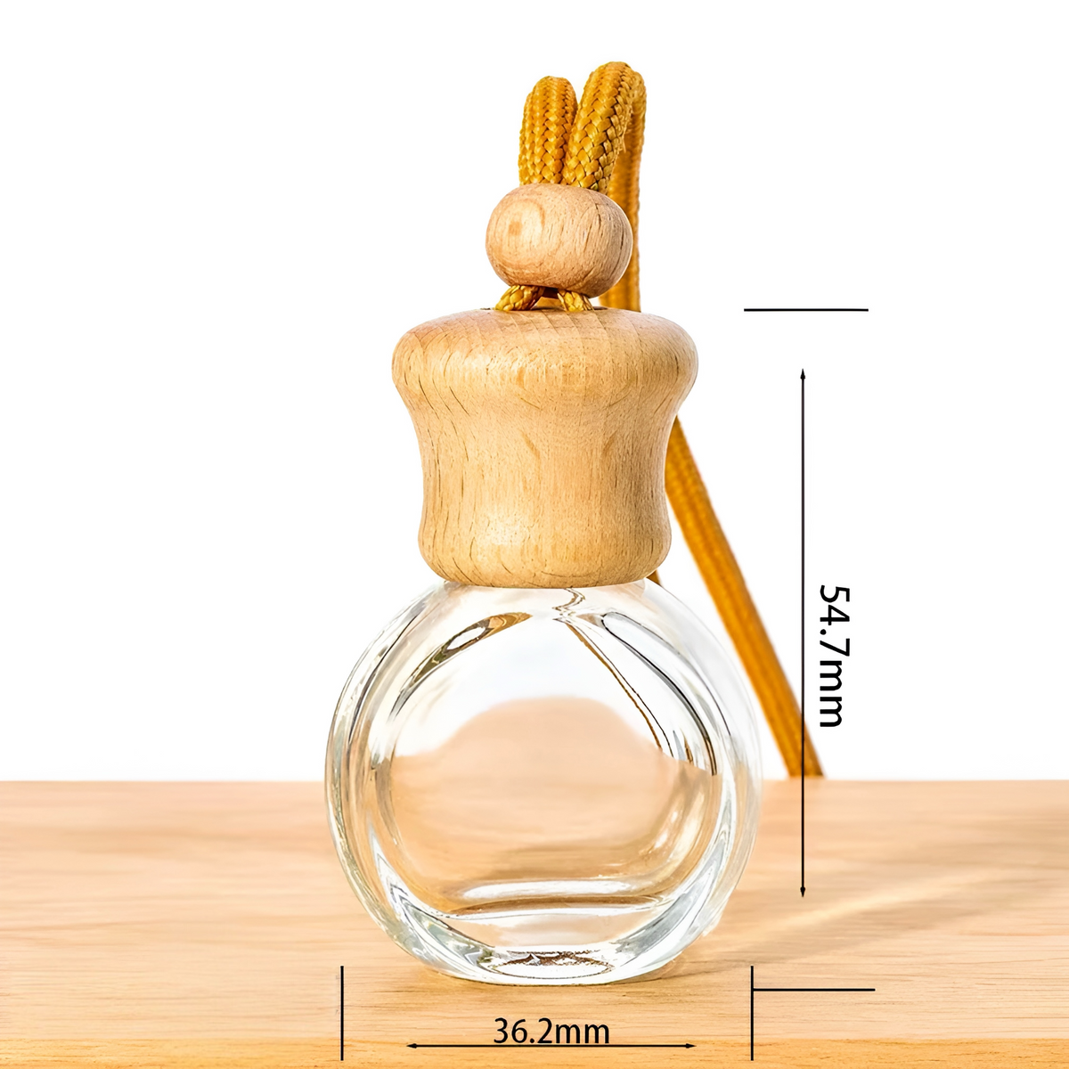 004 - Glass Car Essential Oil Diffuser Refillable Bottle