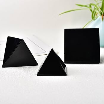 002 - Natural Black Obsidian Crystal Pyramid
