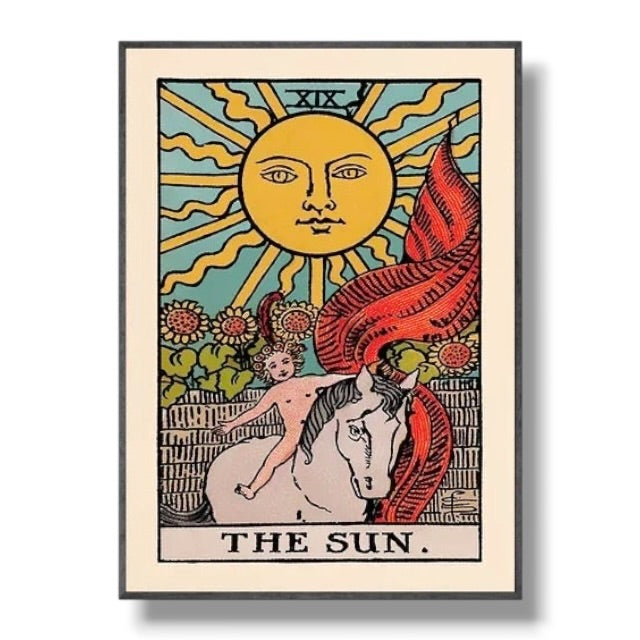 009 - Classic Tarot Canvas Print Wall Art