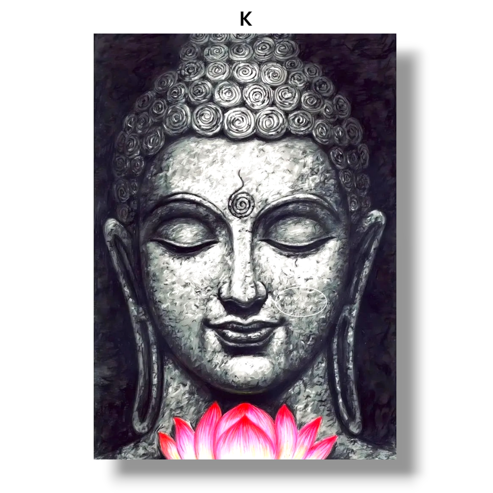 009 - Reiki Principles & Symbols Yoga Canvas Print Wall Art