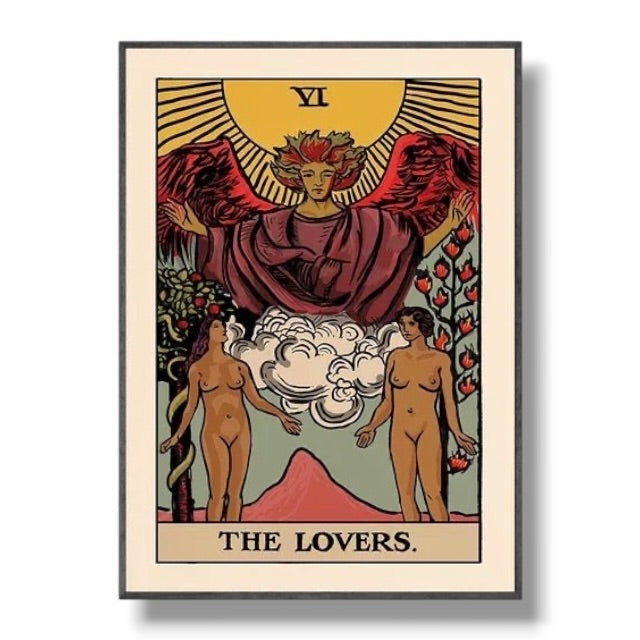 009 - Classic Tarot Canvas Print Wall Art