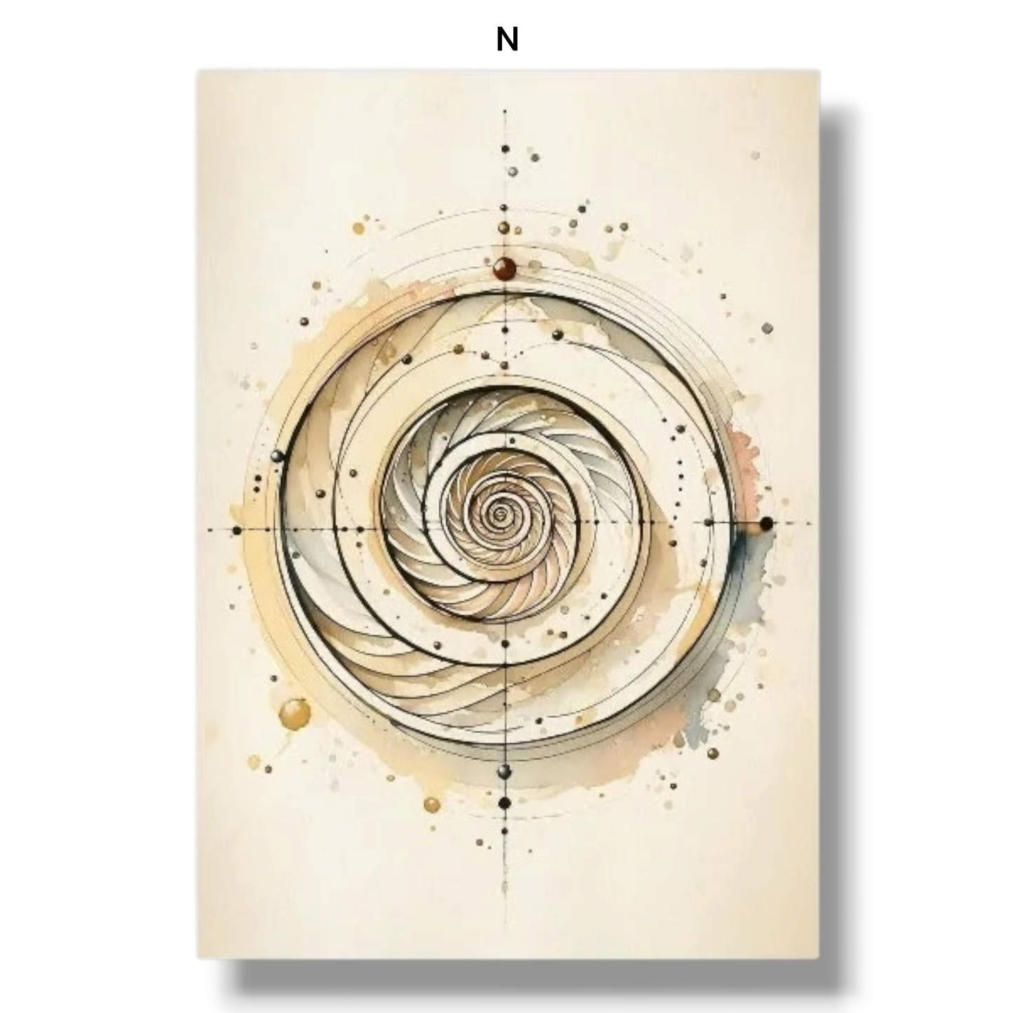 009 - Boho Sacred Geometry Canvas Print Wall Art