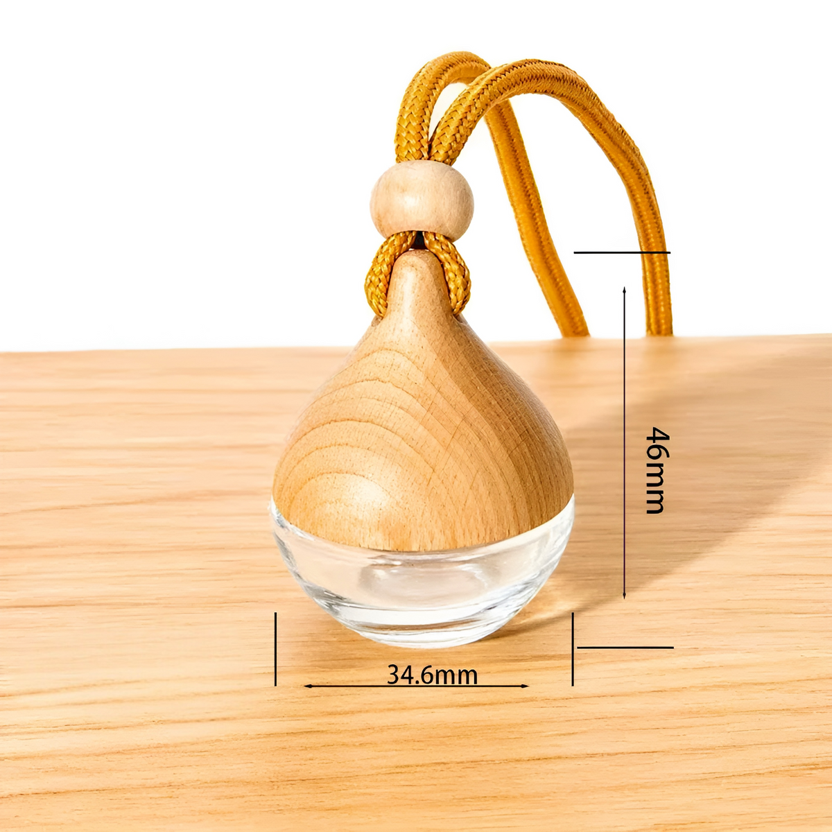 004 - Glass Car Essential Oil Diffuser Refillable Bottle