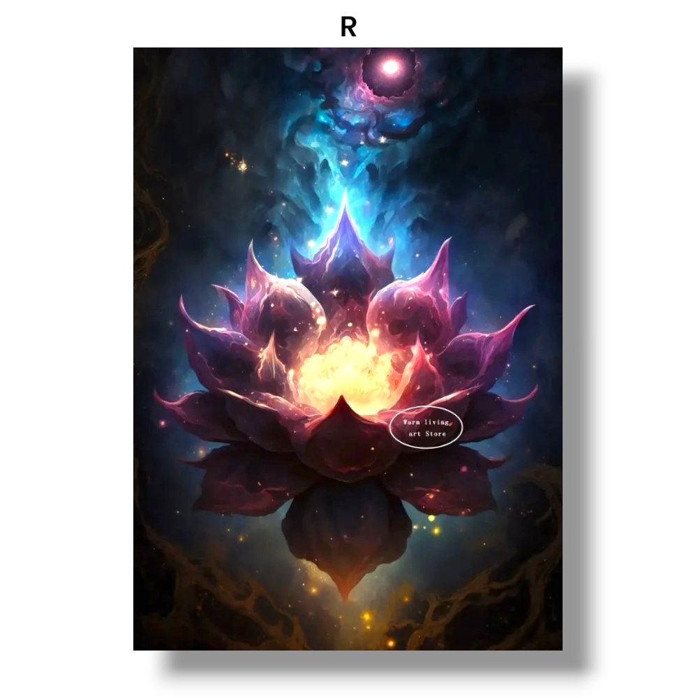 009 - Reiki Principles & Symbols Yoga Canvas Print Wall Art