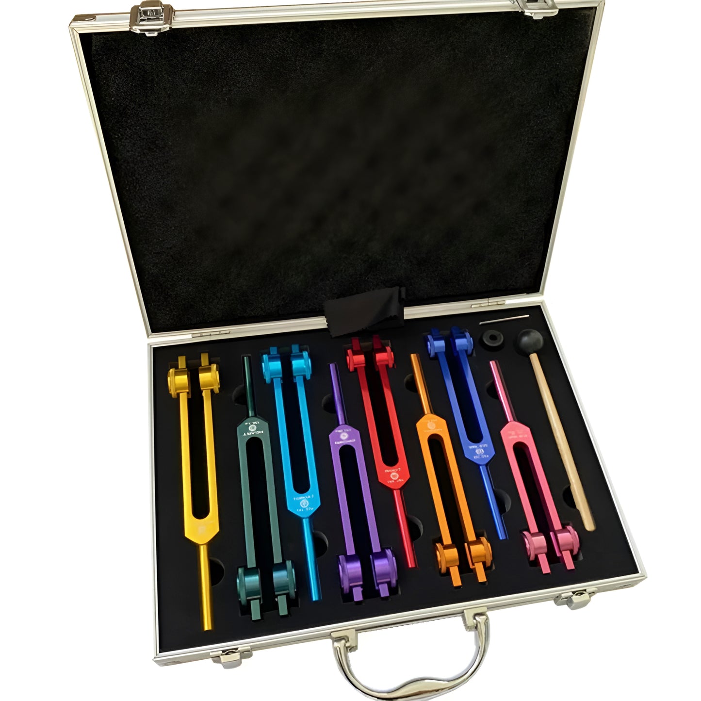 012 - 7 Chakras Tuning Fork Set for Sound Healing