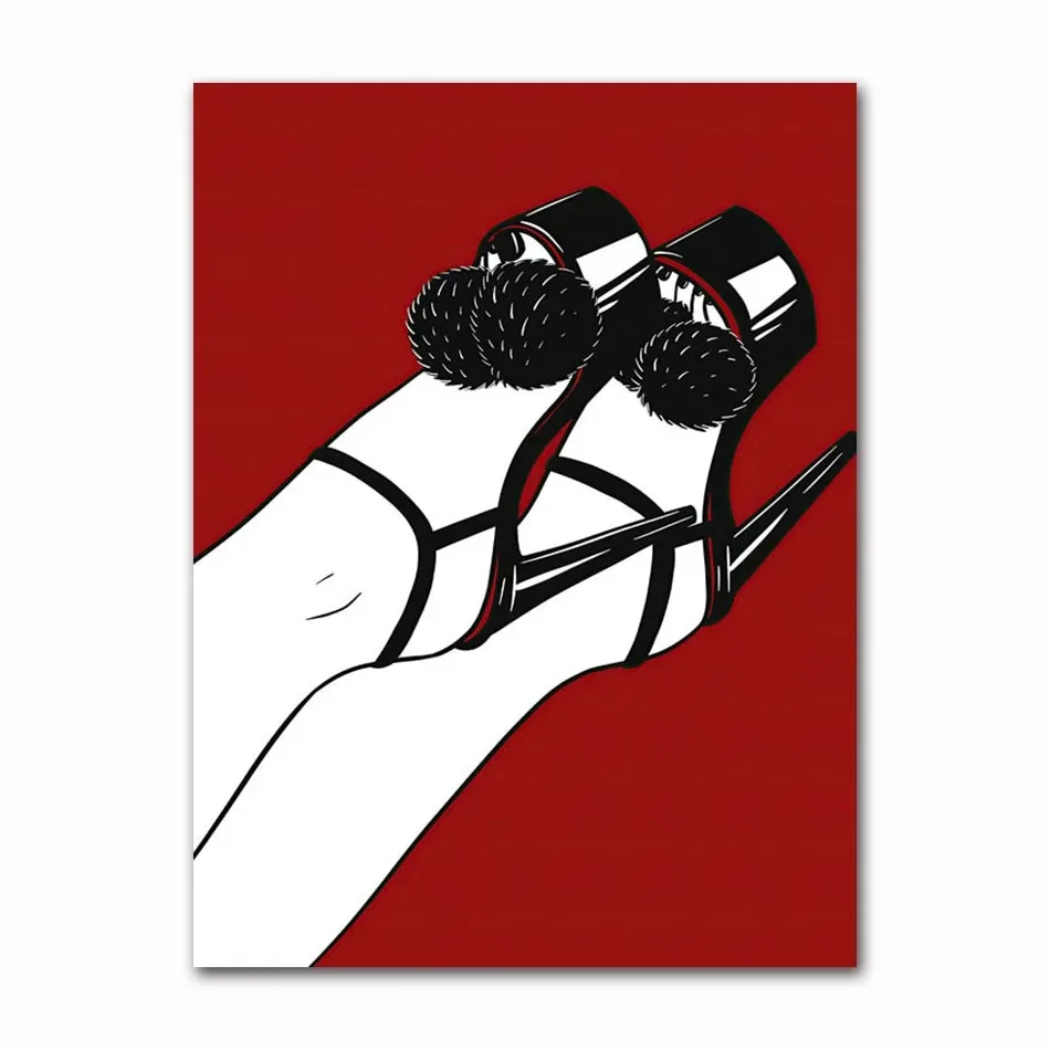 009 - Shibari Devil Canvas Print Wall Art