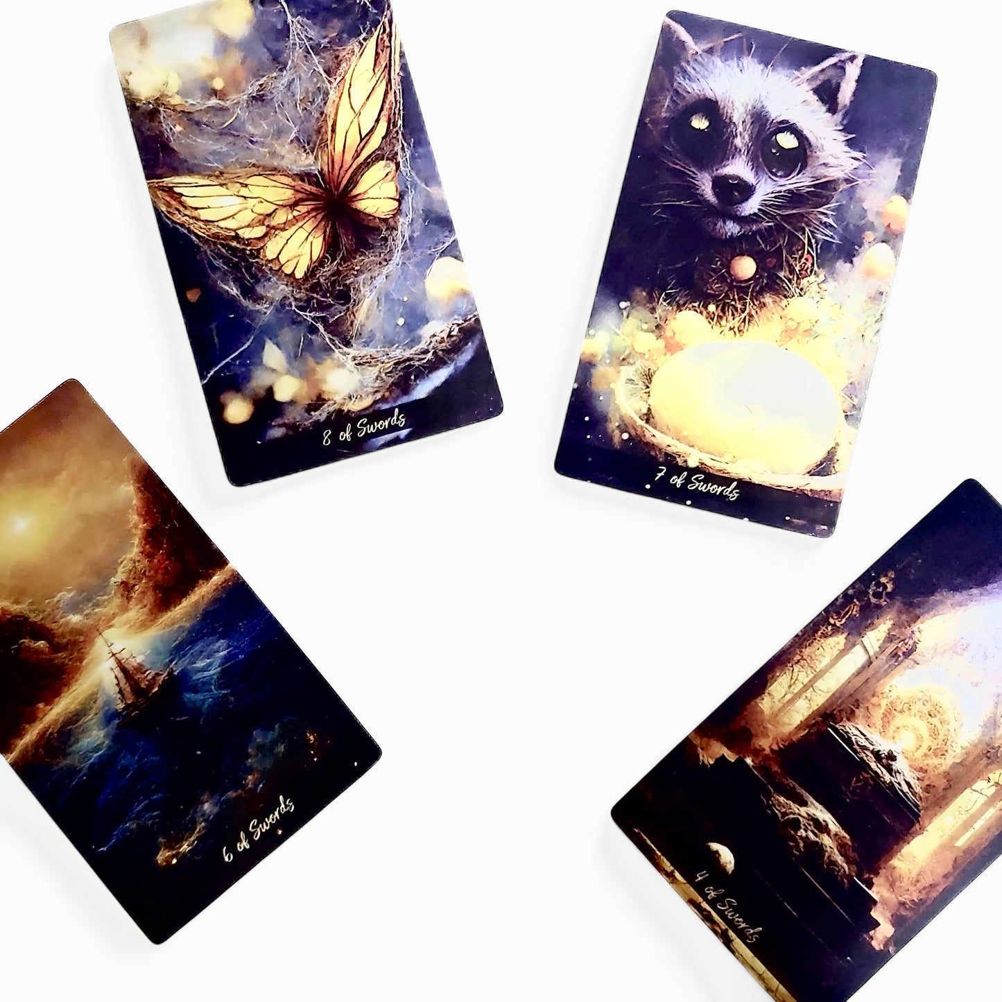 005 - Golden Journey Tarot Pocket Deck for Fated Divination
