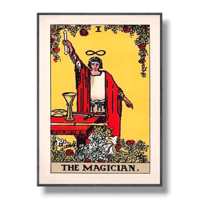 009 - Classic Tarot Canvas Print Wall Art