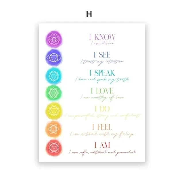 009 - Crown Chakra & Reiki Canvas Print Wall Art
