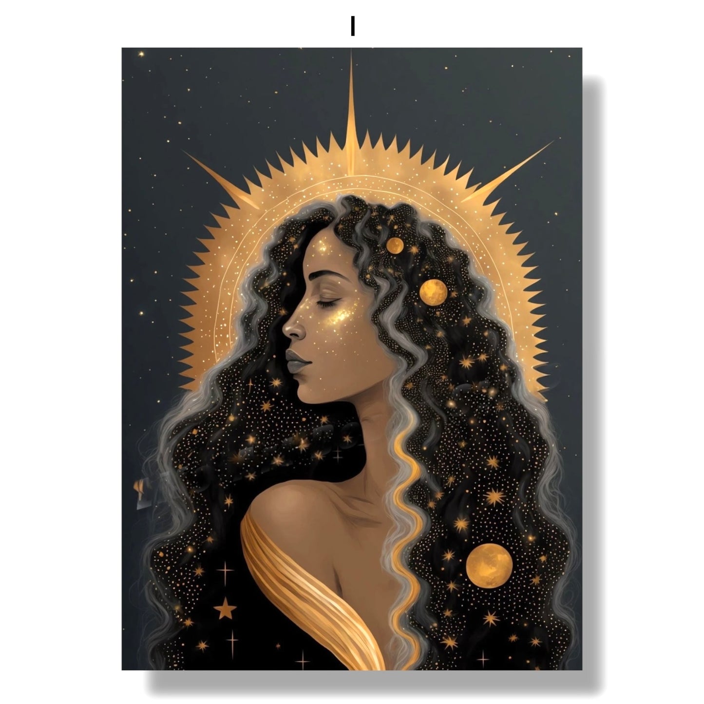 009 - Celestial Goddess Canvas Print Wall Art