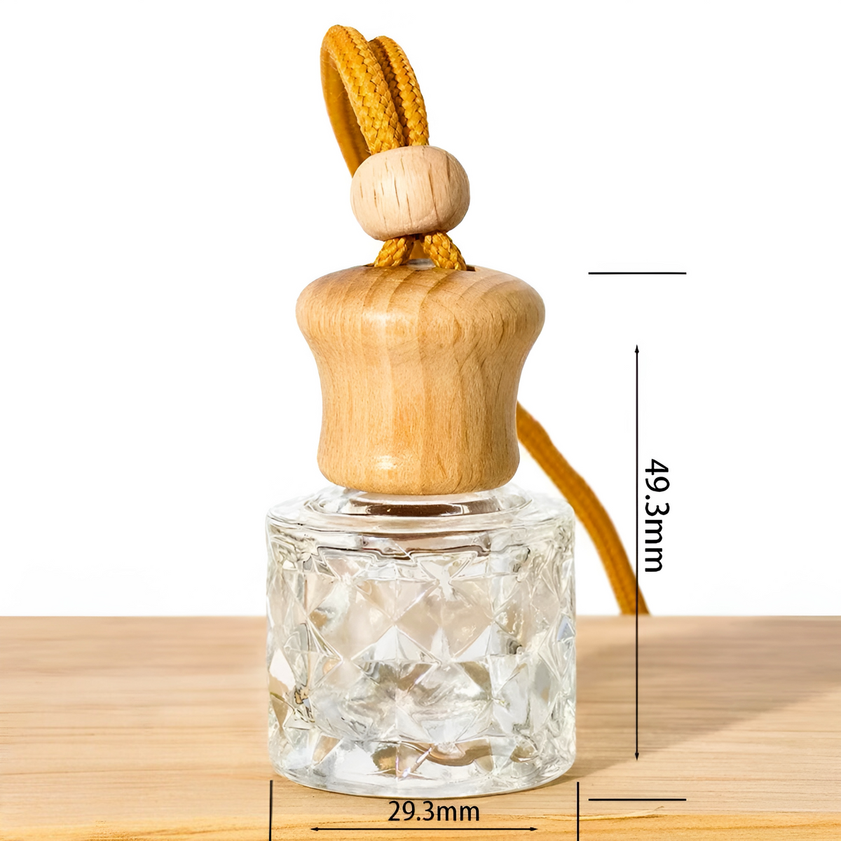 004 - Glass Car Essential Oil Diffuser Refillable Bottle