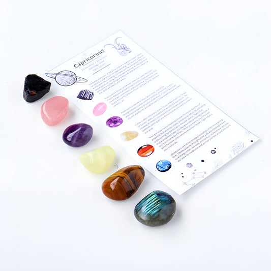 014 - Zodiac Polished Natural Crystals for Luck & Meditation