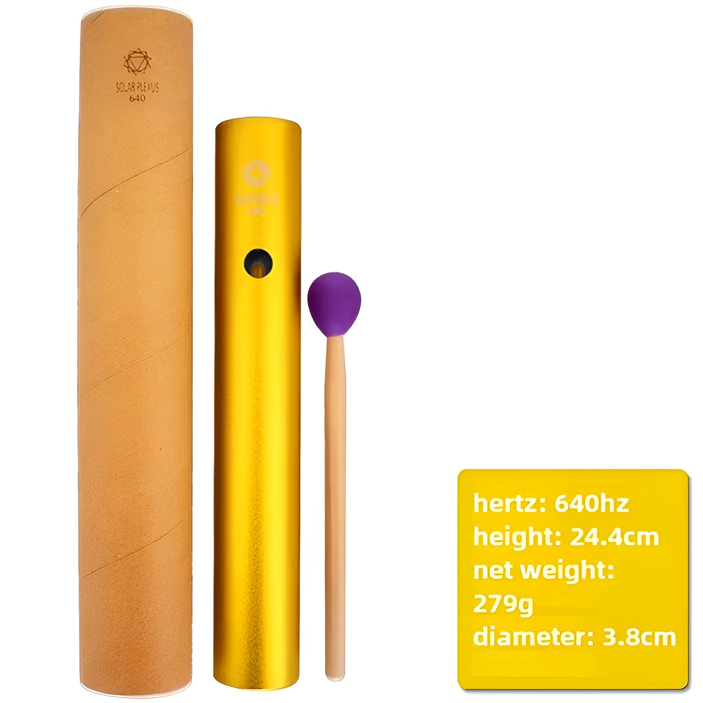 012 - 7 Chakras Wah-Wah Musical Percussion Tubes for Sound Healing