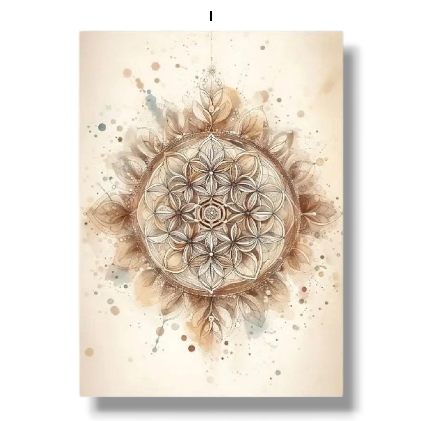 009 - Boho Sacred Geometry Canvas Print Wall Art