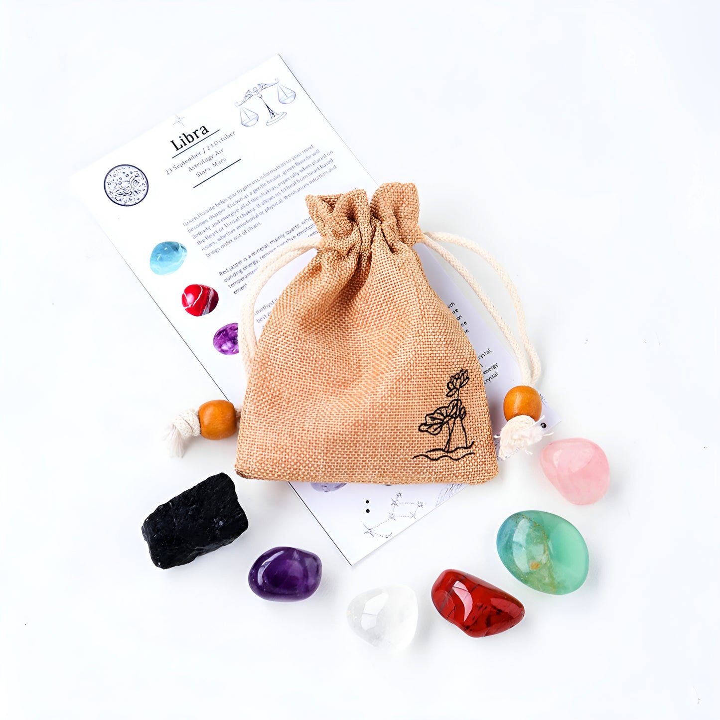 014 - Zodiac Polished Natural Crystals for Luck & Meditation