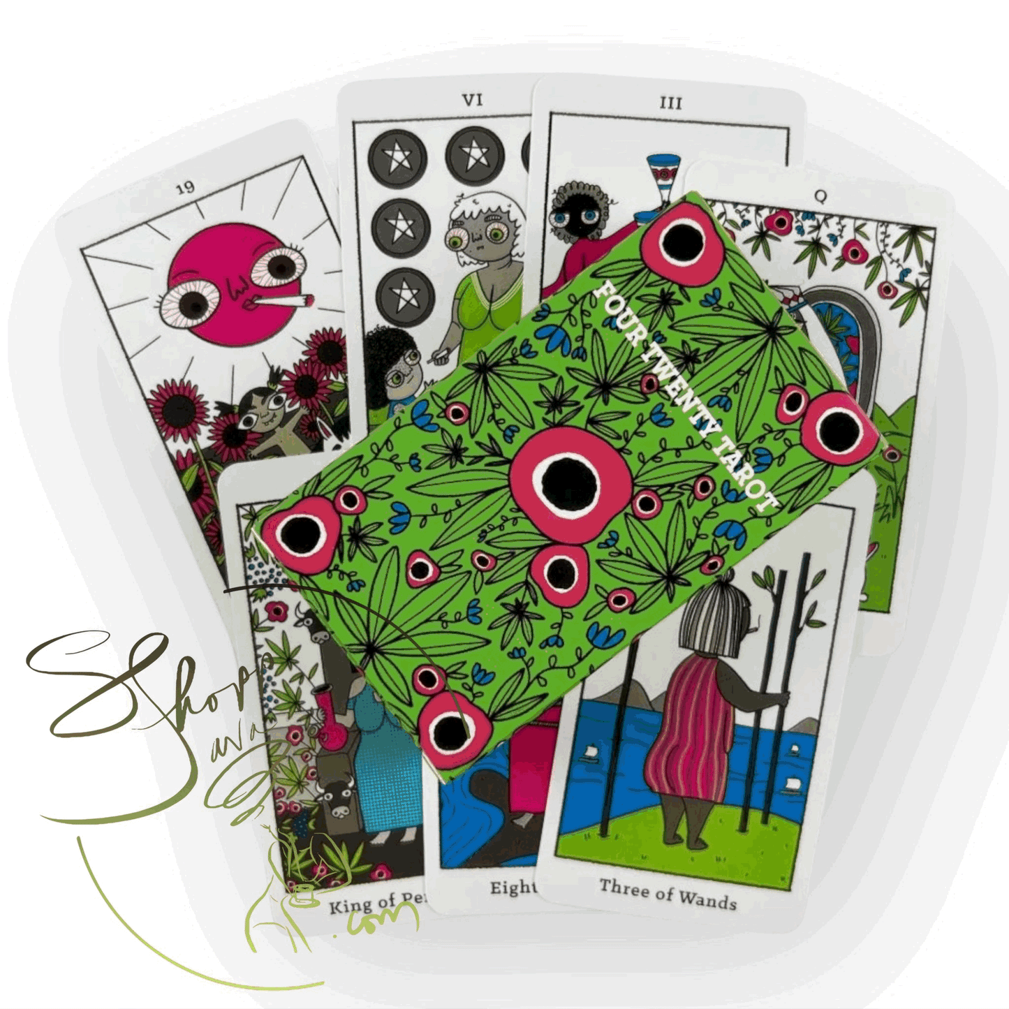 005 - Four Twenty Tarot Deck for Hazey Divination
