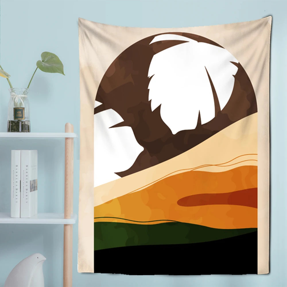 014 - Bohemian Microfiber Tapestry Wall Hanging