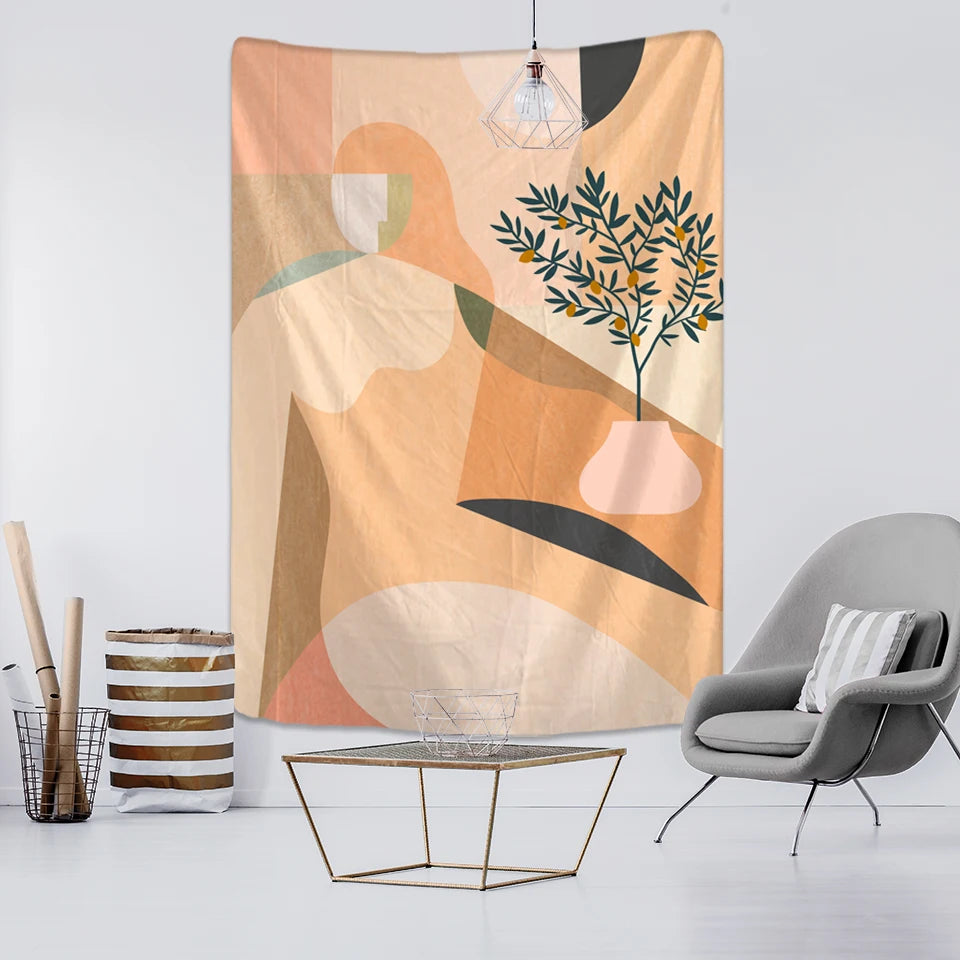 014 - Bohemian Microfiber Tapestry Wall Hanging