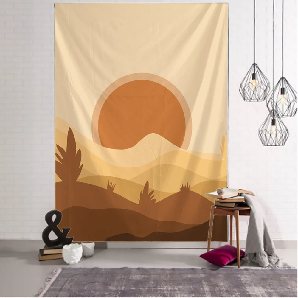 014 - Bohemian Microfiber Tapestry Wall Hanging