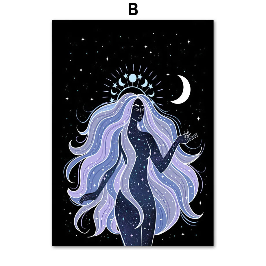 009 - Goddess Mother Earth Canvas Wall Art